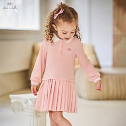 Dave Bella Autumn Girl Baby Princess Dress Casual Sweet Cute College Style Kids Polo Long sleeved Dress Party Gentle DB3254962