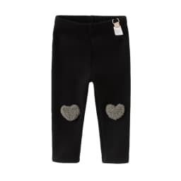 Dave Bella Baby Girls Leggings Winter Children Fashion Warm Trousers Love Pattern Elastic Pants Outdoor Girl Clothing DB4254128