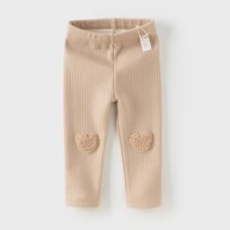 Dave Bella Baby Girls Leggings Winter Children Fashion Warm Trousers Love Pattern Elastic Pants Outdoor Girl Clothing DB4254128