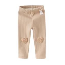 Dave Bella Baby Girls Leggings Winter Children Fashion Warm Trousers Love Pattern Elastic Pants Outdoor Girl Clothing DB4254128