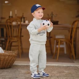 Dave Bella Boys Sports Set Autumn Spring Top Pullover Pant Two Piece Suit Children Printed Soft Fashion Outdoor Casual DB3263587