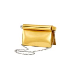 Fashion Roll Edge Foldable Clutch Bag 2026 New Large Metallic Silver Evening Party Ladies Shoulder Handbag