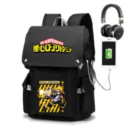 Anime Denki Kaminari Backpack for Boys My Hero Academia Large Capacity School Bag Casual Daypack