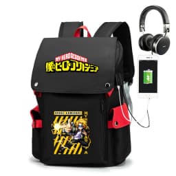 Anime Denki Kaminari Backpack for Boys My Hero Academia Large Capacity School Bag Casual Daypack