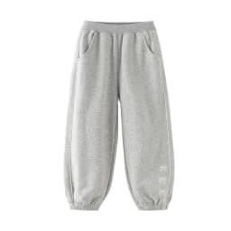 Dave Bella Children Autumn Knitted Pants Girls Spring Elastic Waist Embroidery Trousers Casual Sports Jogger Trousers DK3262885