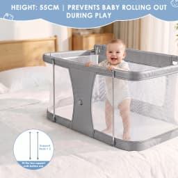 Baby bassinets bedside sleeper, co sleeping bed for baby, for co sleeper for baby in bed, Portable Crib, breathable and visible mesh window