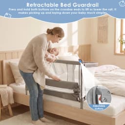 Baby bassinets bedside sleeper, co sleeping bed for baby, for co sleeper for baby in bed, Portable Crib, breathable and visible mesh window