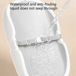 Waterproof Baby Changing Pad - Contoured Wipe-Clean Surface with Non-Slip Backing, Fits All Nursery Changing Tables