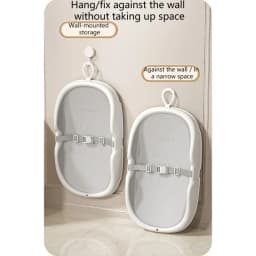 Waterproof Baby Changing Pad - Contoured Wipe-Clean Surface with Non-Slip Backing, Fits All Nursery Changing Tables