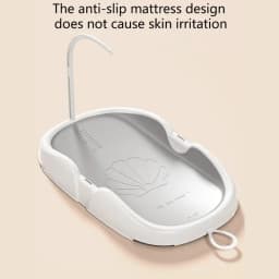 Waterproof Baby Changing Pad - Contoured Wipe-Clean Surface with Non-Slip Backing, Fits All Nursery Changing Tables