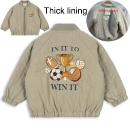 KS 26 Winter Baby Girls Boy Sequin Cotton Jackets Lambswool Coats Cherry Animals Desigh Fleece Flight Suit Kids Sets and Outfits