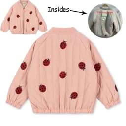 KS 26 Winter Baby Girls Boy Sequin Cotton Jackets Lambswool Coats Cherry Animals Desigh Fleece Flight Suit Kids Sets and Outfits