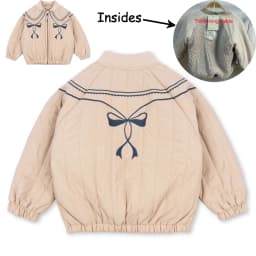 KS 26 Winter Baby Girls Boy Sequin Cotton Jackets Lambswool Coats Cherry Animals Desigh Fleece Flight Suit Kids Sets and Outfits