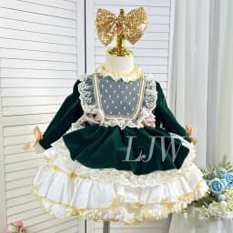 Lolita princess dress for girls Baby Birthday Dress Gorgeous and adorable girls' beauty pageant dresses Wedding flower girl dres