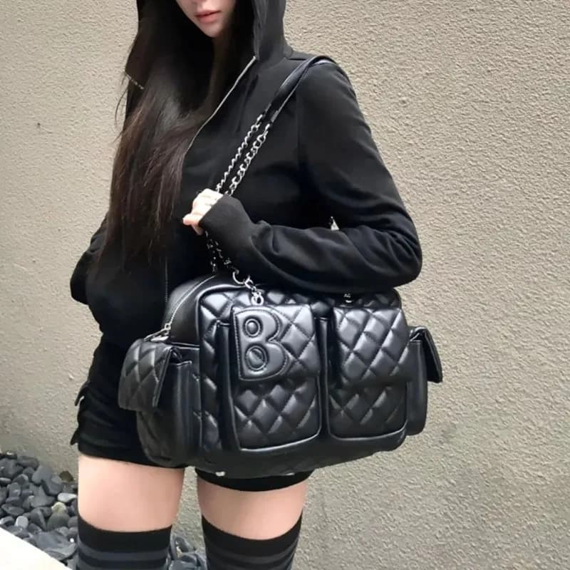 Trendy Design Diaper Bag Crossbody Handbag for Ladies Luxury Brand Solid Color Satchel Best Superstar Show Casual Chic