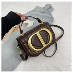 Sophisticated Diaper Bag Women's Leather Crossbody Bag Luxury Vintage Tote Minimalist Designer Large Capacity Elegant
