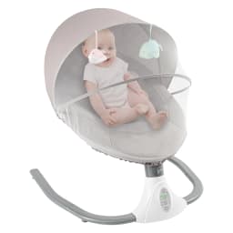  Baby Swing Chair w/ Built-in Music, Electric Baby Rocker, Lightweight Infant Rocker Seat for 0-18 Months
