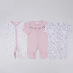 IYEAL Spring Baby Boys Girls Pure Cotton Jumpsuit 3Pcs/Lot Comfortable Breathable Pajamas For Newborns Baby Jumpsuit