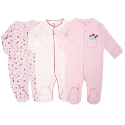 IYEAL Spring Baby Boys Girls Pure Cotton Jumpsuit 3Pcs/Lot Comfortable Breathable Pajamas For Newborns Baby Jumpsuit