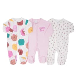 IYEAL Spring Baby Boys Girls Pure Cotton Jumpsuit 3Pcs/Lot Comfortable Breathable Pajamas For Newborns Baby Jumpsuit