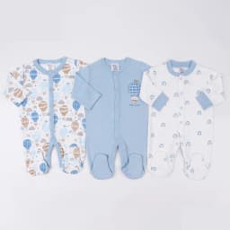 IYEAL Spring Baby Boys Girls Pure Cotton Jumpsuit 3Pcs/Lot Comfortable Breathable Pajamas For Newborns Baby Jumpsuit
