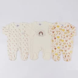 IYEAL Spring Baby Boys Girls Pure Cotton Jumpsuit 3Pcs/Lot Comfortable Breathable Pajamas For Newborns Baby Jumpsuit