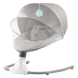 Remote Control Electric Baby Swing Chair Max Load 18kg 4 Gear Swing Angle Timing Bluetooth Music Sunshade Mosquito Net Safety