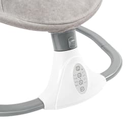 Remote Control Electric Baby Swing Chair Max Load 18kg 4 Gear Swing Angle Timing Bluetooth Music Sunshade Mosquito Net Safety