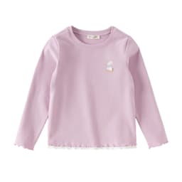 Dave Bella Girls Spring Autumn T-shirt Children Long Sleeve Pullover Casual Kids Outdoor Bottoming Tops Clothes DK3263344