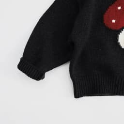 2026 New Children Mushroom Kniited Sweaters Hooded Korean Style Unisex Toddlers Kids Casual Sweater