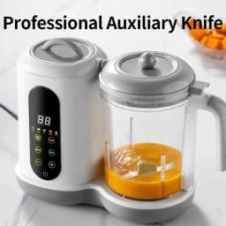 Multifunctional Baby Food Maker Supplementary Food Processor Kids Food Mill Steaming Stirring Warming Cooking Machine