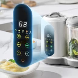 Multifunctional Baby Food Maker Supplementary Food Processor Kids Food Mill Steaming Stirring Warming Cooking Machine
