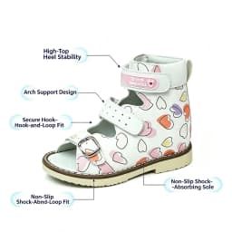 Summer Kids Orthopedic Sandals Corrective Shoes Children Flatfeet Footwear for Clubfoot Toe Walking Arch Support Size 22-32