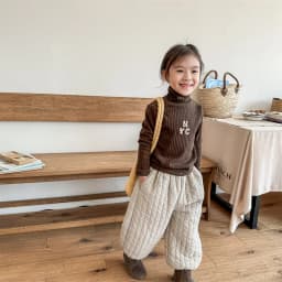 2026 Winter New Baby Plus Velvet Thick Trousers Fashion Print Girls Casual Pants Toddler Boy Warm Harem Pants Infant Clothes