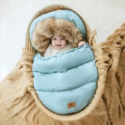 Stroller Sleeping Bag Winter Universal Pram Footmuff Removable Warm Thicker Bassinets Sleepsack For Newborns Baby Accessories