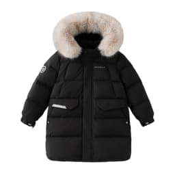 Dave Bella Girls Boys Thicken Down Parka Jacket Children Winter Warm Hooded Down Coats Waterproof Outwear Clothes DK4254239