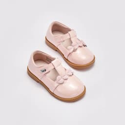 Dave Bella 2025 Autumn Children Girls Leather Shoes Rubber Soft Bottom Non-Slip Shoes Pink Kid Leather Shoes DB3241351