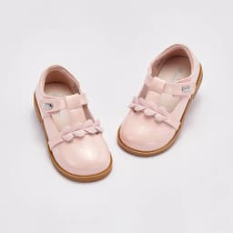 Dave Bella 2025 Autumn Children Girls Leather Shoes Rubber Soft Bottom Non-Slip Shoes Pink Kid Leather Shoes DB3241351