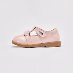 Dave Bella 2025 Autumn Children Girls Leather Shoes Rubber Soft Bottom Non-Slip Shoes Pink Kid Leather Shoes DB3241351