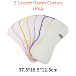 Elinfant all kinds of diaper inserts bamboo cotton microfiber bamboo charcoal hemp cotton breathable for all OS diapers covers
