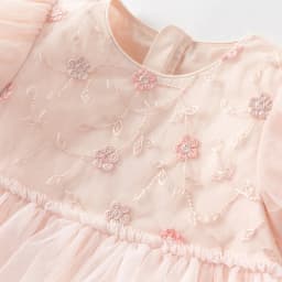 Dave Bella Girls Baby Princess Dress Summer Sweet Cute Bubble Sleeves Elegant Pink Mesh Layered Dress Party Outdoor DB2251649