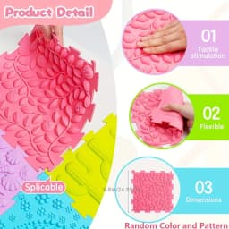 Early Childhood Sensory Integration Training Touchpad Baby Early Development Activity Mat Crawling Training Color Cognition
