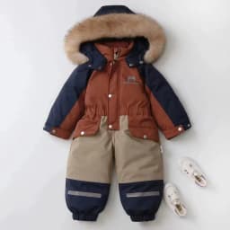 -30 Degree Baby Winter Coat Thicken Baby Jumpsuit Warm Children Jacket Waterproof Kids Ski Suit Hooded Baby Snowsuit 1-5 Years