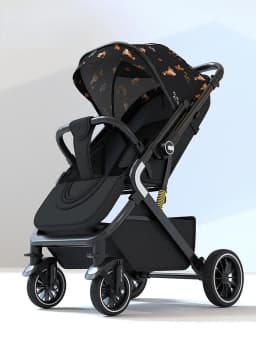 High Landscape Shock absorption Baby Stroller Portable Travel Folding Prams Sit and lie down in both directions Baby carriage
