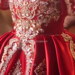 Party Dress Red Children Girls Pageant Host Birthday Wedding Flower Girl Piano Recital Performance Gown Toddler Formal Dresses