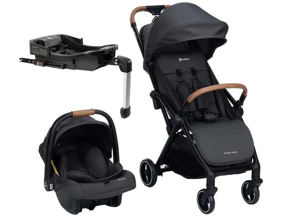 Safety 1st Trio Spark Plus Baby Stroller with Infant Car Seat, up to 15kg