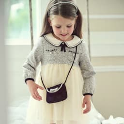 Dave Bella Girl Dress Autumn Elegant Children Princess Mesh Dress Long Sleeve Charm Gentle Party Outdoor Kids Clothing DB3241588