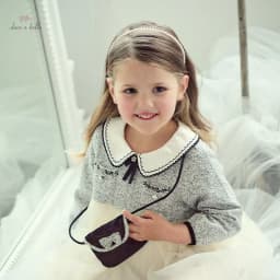 Dave Bella Girl Dress Autumn Elegant Children Princess Mesh Dress Long Sleeve Charm Gentle Party Outdoor Kids Clothing DB3241588