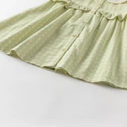 Dave Bella Girls Baby Princess Dress Summer Charm Sweet Elegant Children's Green Plaid Thin Dress Gentle Wallet Party DB2252325