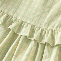 Dave Bella Girls Baby Princess Dress Summer Charm Sweet Elegant Children's Green Plaid Thin Dress Gentle Wallet Party DB2252325